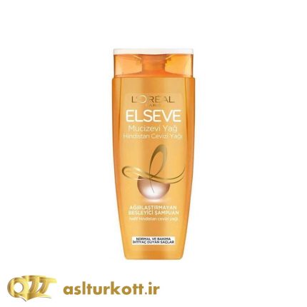 شامپو لورال السیو 450 میلی لیتری loreal elseve mucizevi yağ