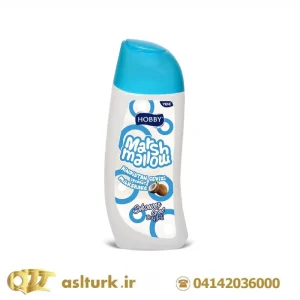 شامپو بدن هوبی مدل مارشمالو آناناس marsh mallow coconut حجم 500 میلی لیتر
