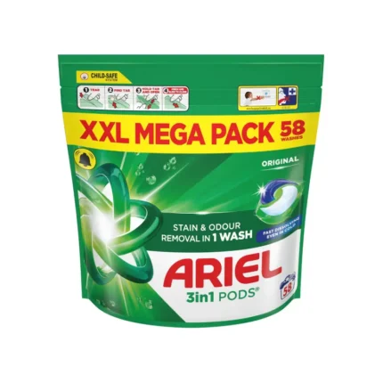 قرص آریل 58 عددی همه کاره-Ariel 3in1 Pods