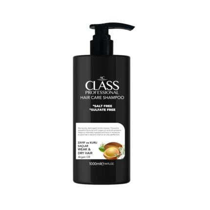 شامپو بدون سولفات روغن آرگان  AC CLASS HAIR CARE حجم 1000 میل